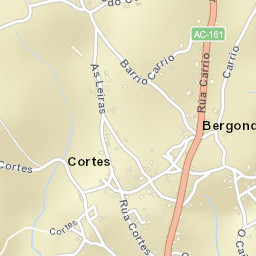 Bergondo Street Map
