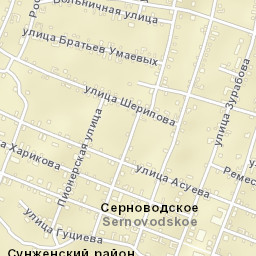 Sernovodsk Street Map