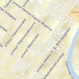 Groznyy Street Map