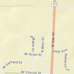 236-356 Chestnut Avenue Inwood IA Street Map