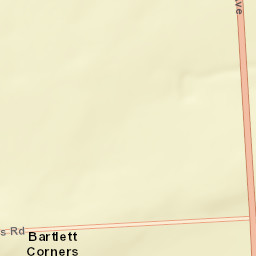 Bartlett Corners New York Street Map