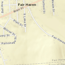 Fair Haven New York Street Map