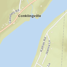 Conklingville New York Street Map