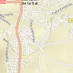 Cabezón de la Sal Street Map