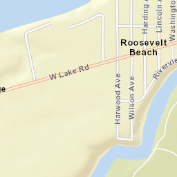 Coolidge Beach New York Street Map