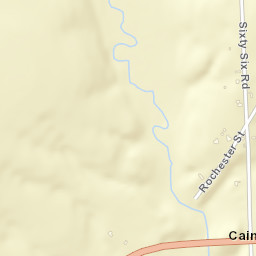 Cains Corners New York Street Map