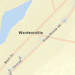 Westernville New York Street Map