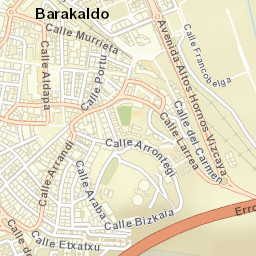 Barakaldo Street Map