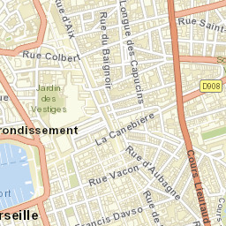 Marseille Street Map