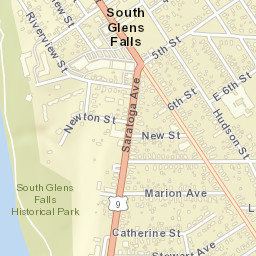 South Glens Falls New York Street Map