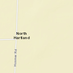 North Hartland New York Street Map
