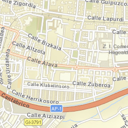Zarautz Street Map