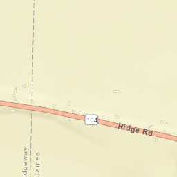 West Gaines New York Street Map