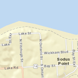 Sodus Point New York Street Map