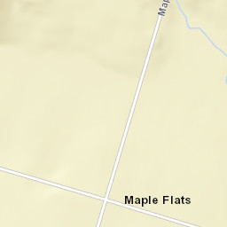 Maple Flats New York Street Map