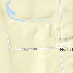North Huron New York Street Map
