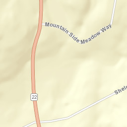East Hebron New York Street Map