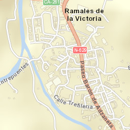 Ramales de la Victoria Street Map