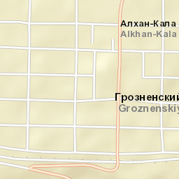 Alkhan-Kala Street Map