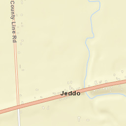 Jeddo New York Street Map