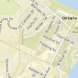 Ontario Beach New York Street Map