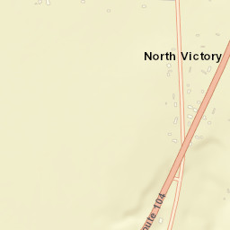 North Victory New York Street Map