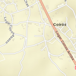 Coirós Street Map