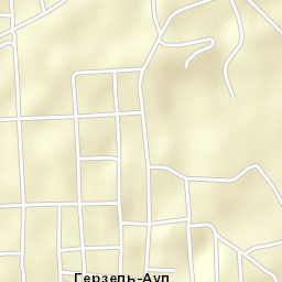 Gerzel’-Aul Street Map