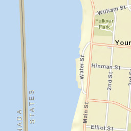 Youngstown New York Street Map
