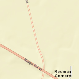 Redman Corners New York Street Map