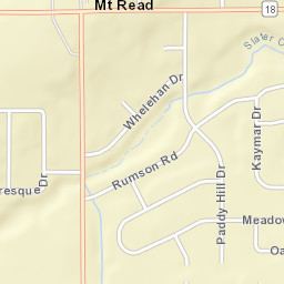 Mount Read New York Street Map