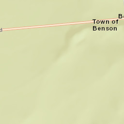 Benson New York Street Map