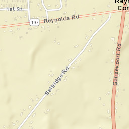 Reynolds Corners New York Street Map
