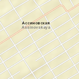 Assinovskaya Street Map