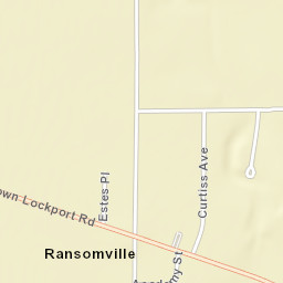 Ransomville New York Street Map