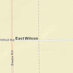 East Wilson New York Street Map