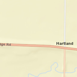 Hartland New York Street Map