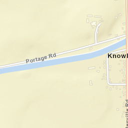 Knowlesville New York Street Map