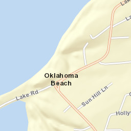 Oklahoma Beach New York Street Map