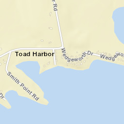 Toad Harbor New York Street Map