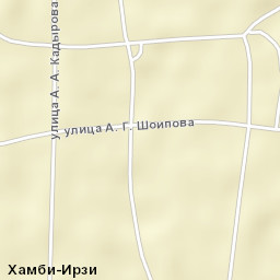 Khambi-Irze Street Map