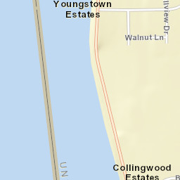 Youngstown Estates New York Street Map