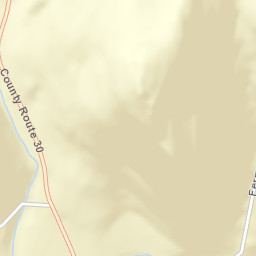 West Hebron New York Street Map