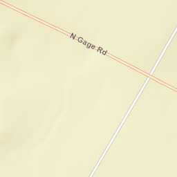 North Gage New York Street Map