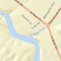 Poland New York Street Map