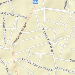 Obshtina Gorna Oryahovitsa Street Map
