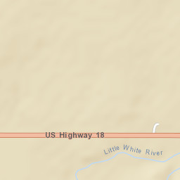 U.S. 18 Martin SD 57551 America Street Map