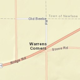Warrens Corners New York Street Map
