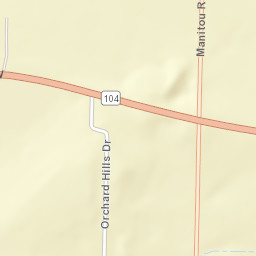 West Greece New York Street Map