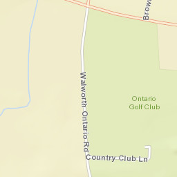 Ontario New York Street Map